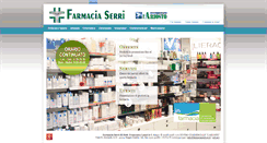 Desktop Screenshot of farmaciaserri.re.it